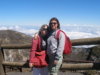 Me & Morgan on top of a volcano!